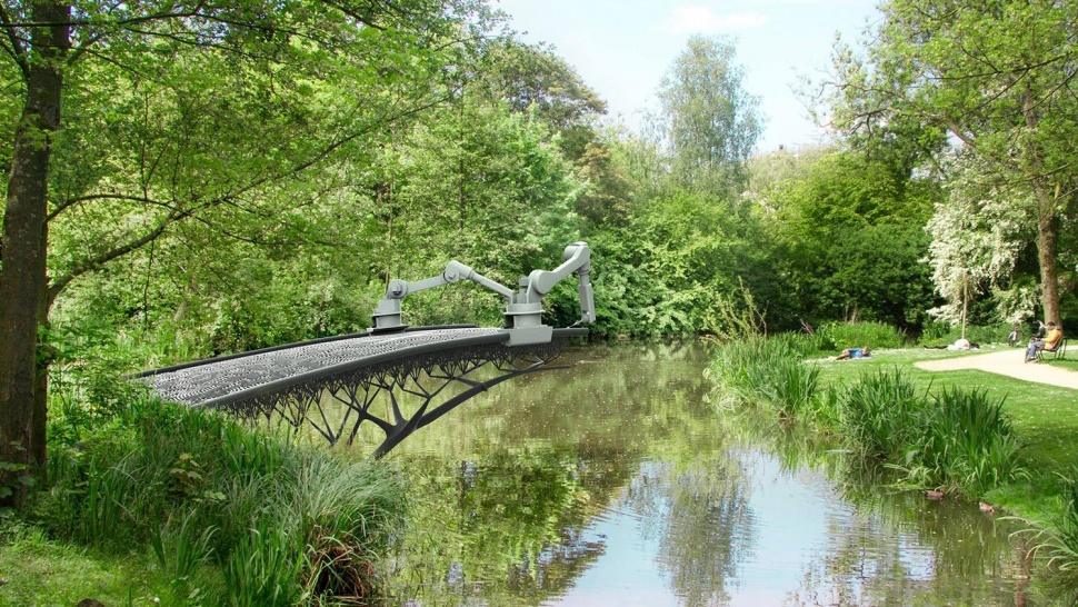 Ville du futur : un pont imprimé en 3D à Amsterdam ?