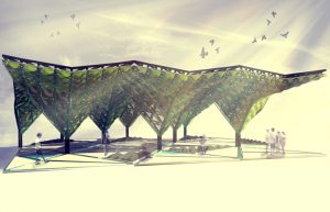 Urban Algae Canopy : un mobilier urbain qui nourrit !