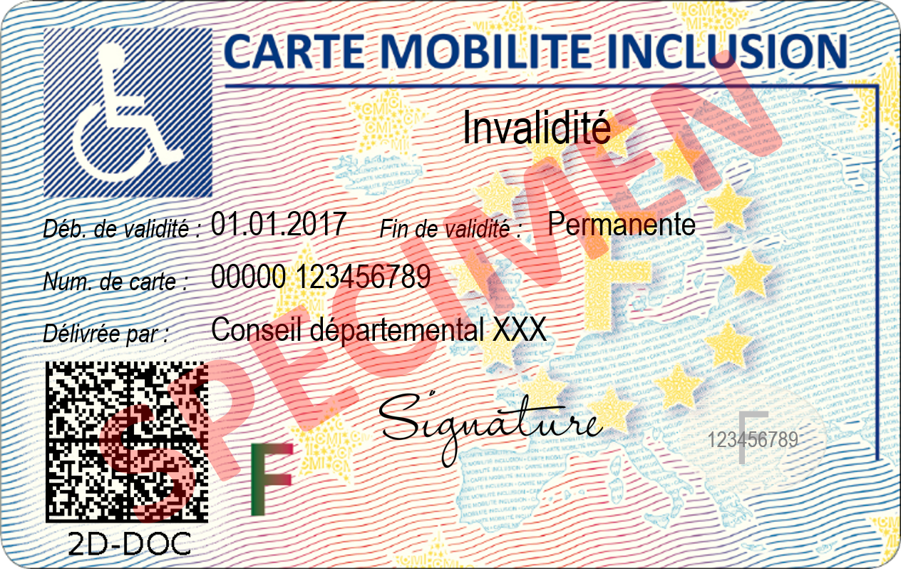 Handicap : des départements délivrent la carte mobilité inclusion (CMI)